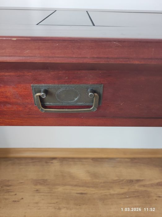 Konsola w stylu kolonialnym lite drewno