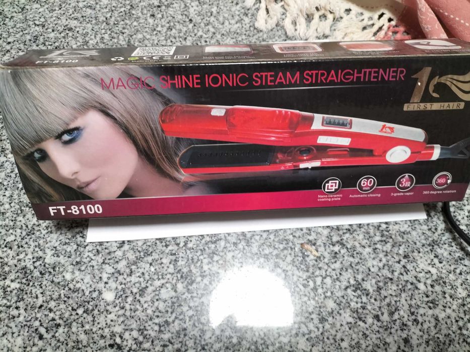 Prancha a vapor como nova.