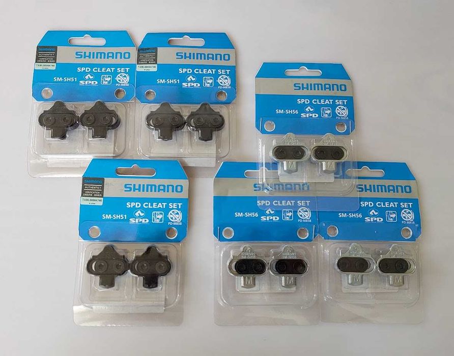 Шипи Shimano SPD-SL SM-SH10/11/12 шосейні, для MTB SM-SH51, SH56 SPD