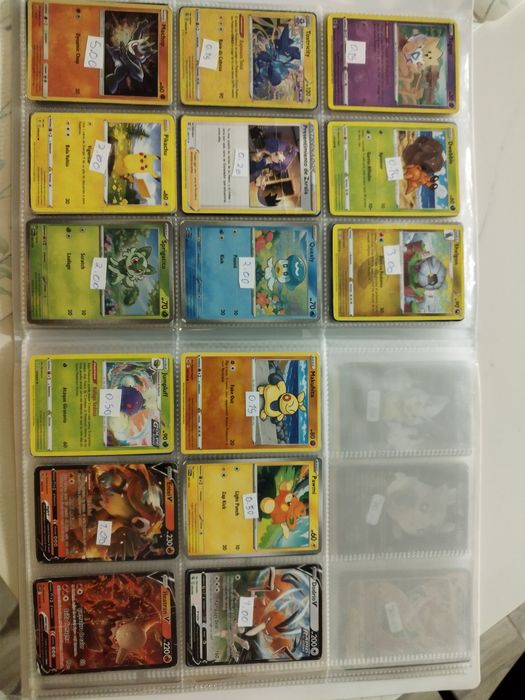 Cartas Pokémon individuais
