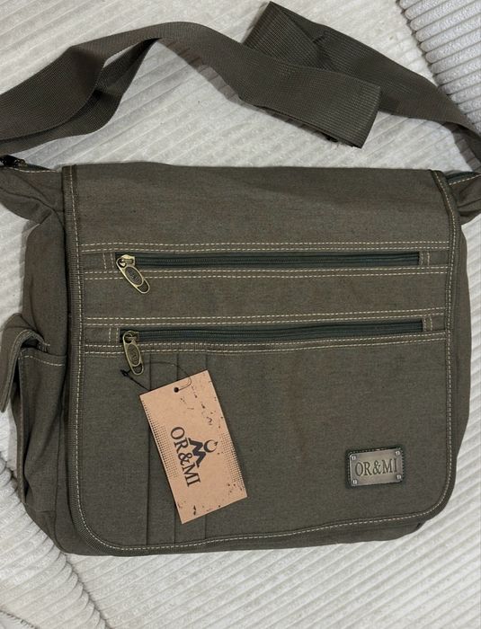 Torba unisex  wojskowa zielen do pracy szkoly