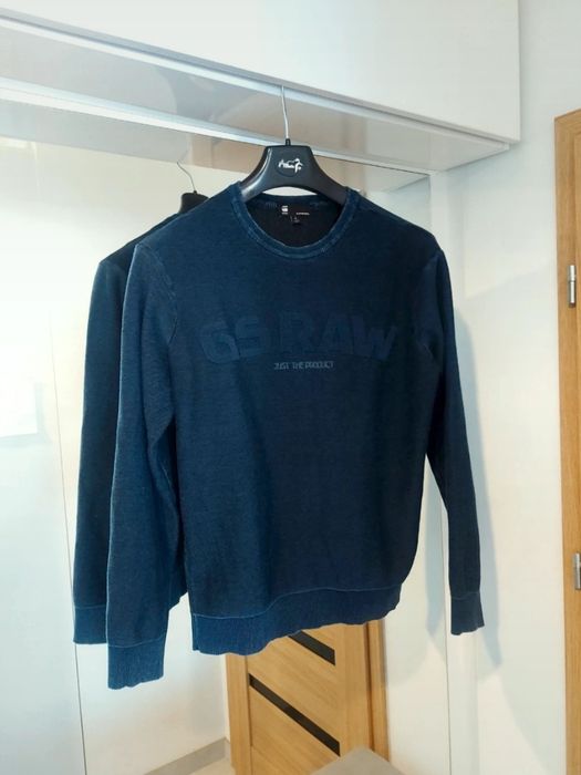 G-Star Raw sweter bluza męska roz L granatowa