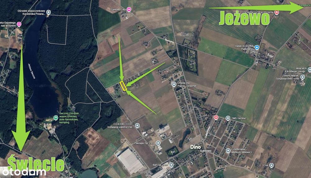Działka budowlana, warunki zabudowy SULNOWO obok las, jezioro - Widok 5