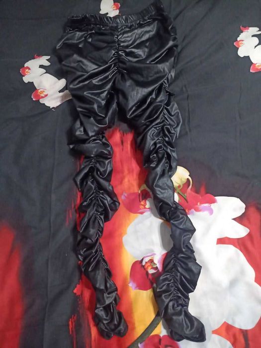 Спортивные Кожаные штаны для девочки школьницы