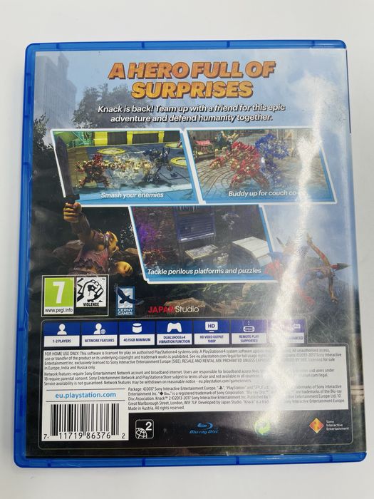 Gra Knack 2 na PS4 / PS5