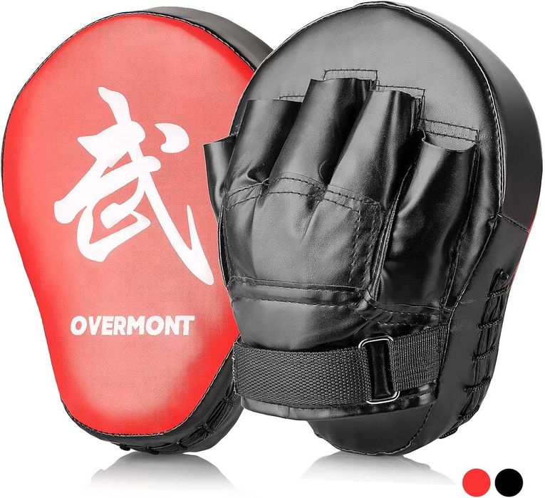 OVERMONT Łapy trenera, tarcze bokserskie treningowe boks, mma 2 szt.