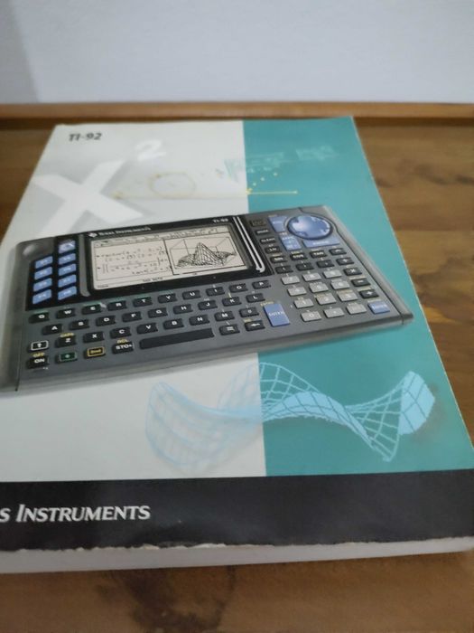 Manual da calculadora Texas Instruments TI-92