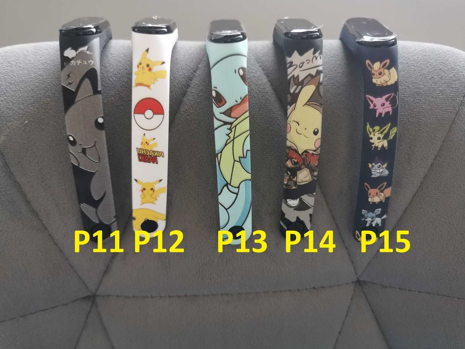 Zegarek Pokemon 20 wzorów LED Pikachu BAND + GRATIS ETUI