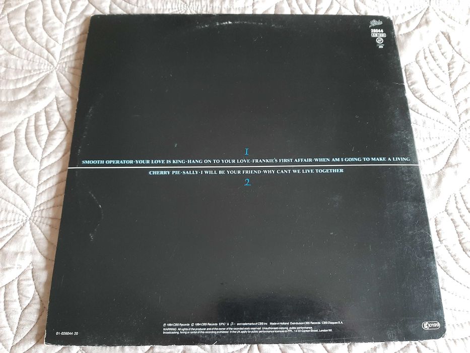 Sade - Diamond Life - Europa - Vinil LP