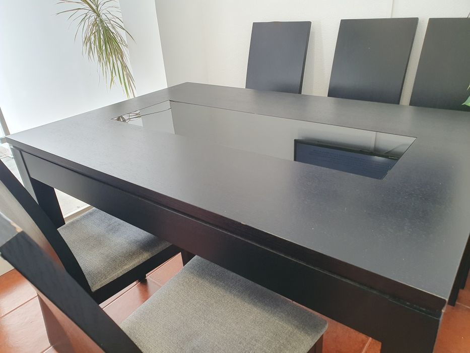 Mesa de Jantar + 6 cadeiras