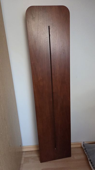 Półka drewniany szklana.