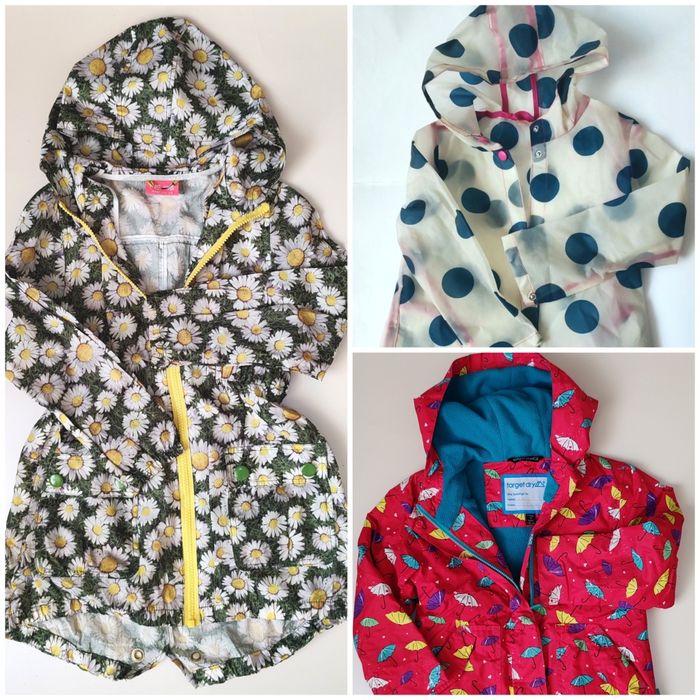 Zestaw 3 sztuki Kurtka Target dry 110/116 i parka nex i płaszczyk