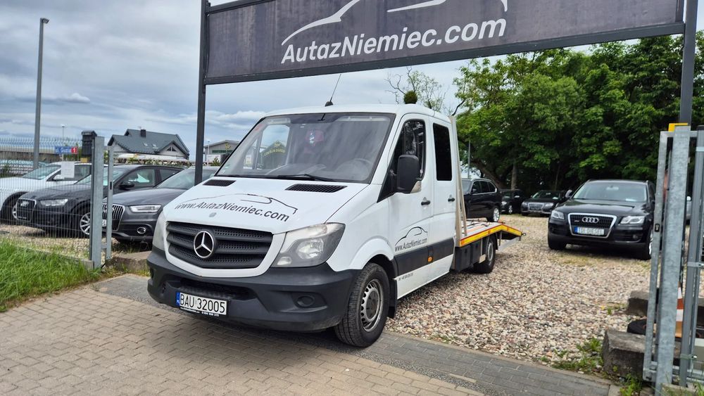 Mercedes-Benz Sprinter 316  2.2 CDI Auto Laweta 3500+3500kg Dabel Kabina Klima Webasto Tempomat