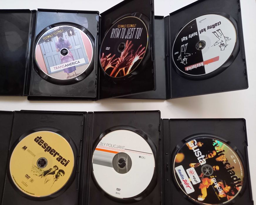 Filmy DVD, różne gatunki