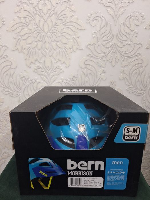 Kask rowerowy BERN MORRISON S/M 54-57cm niebieski BOA