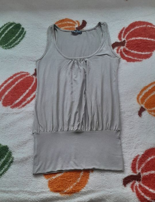 Beżowy top tuba damski