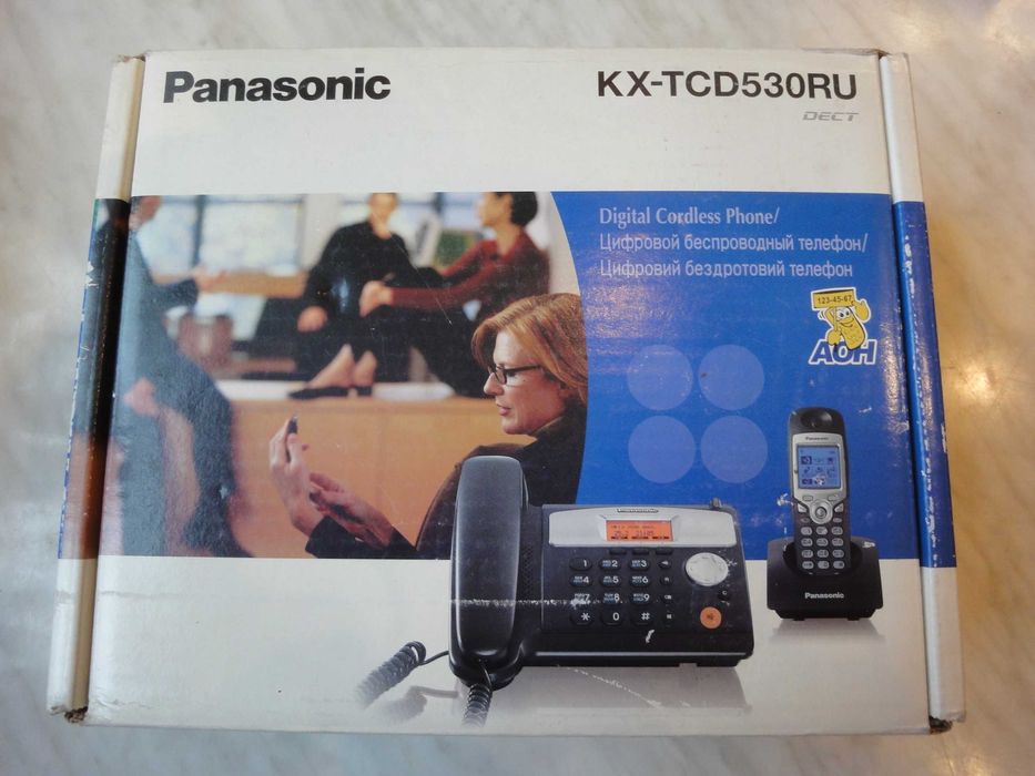 Цифровий бездротовий телефон Panasonic KX-TCD530RUM, Malaysia