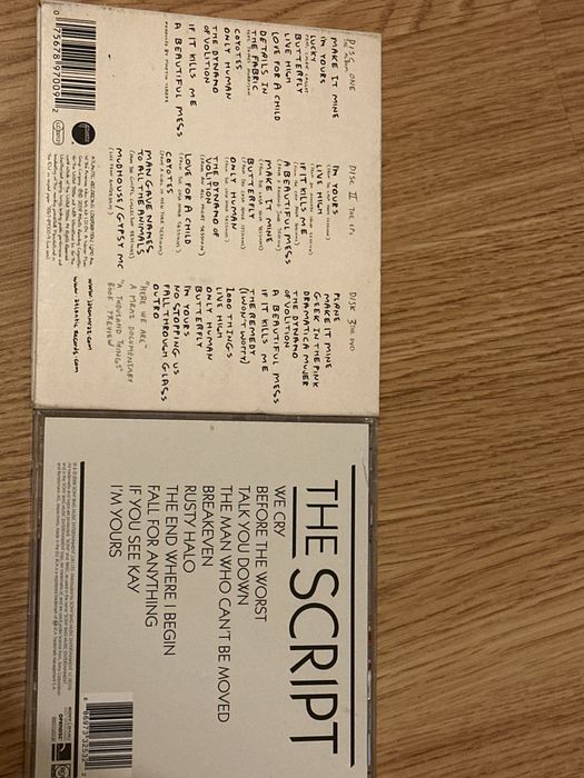 Conjunto cd Jason Mraz limited edition e cd the script como novos
