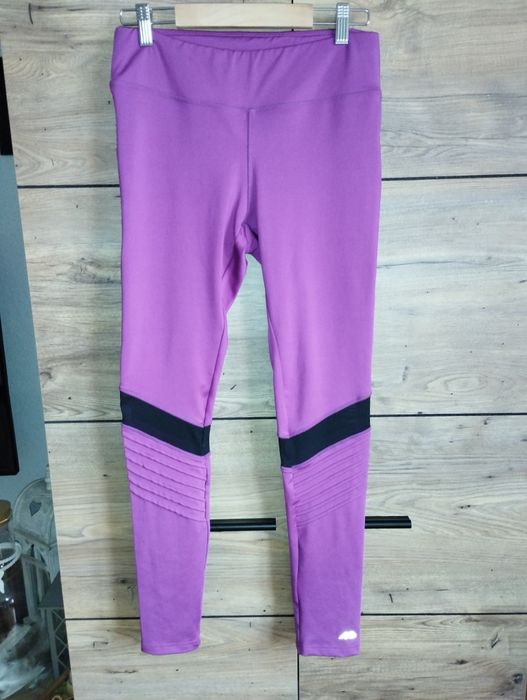 IS Active 38 fioletowe sportowe funkcyjne legginsy getry