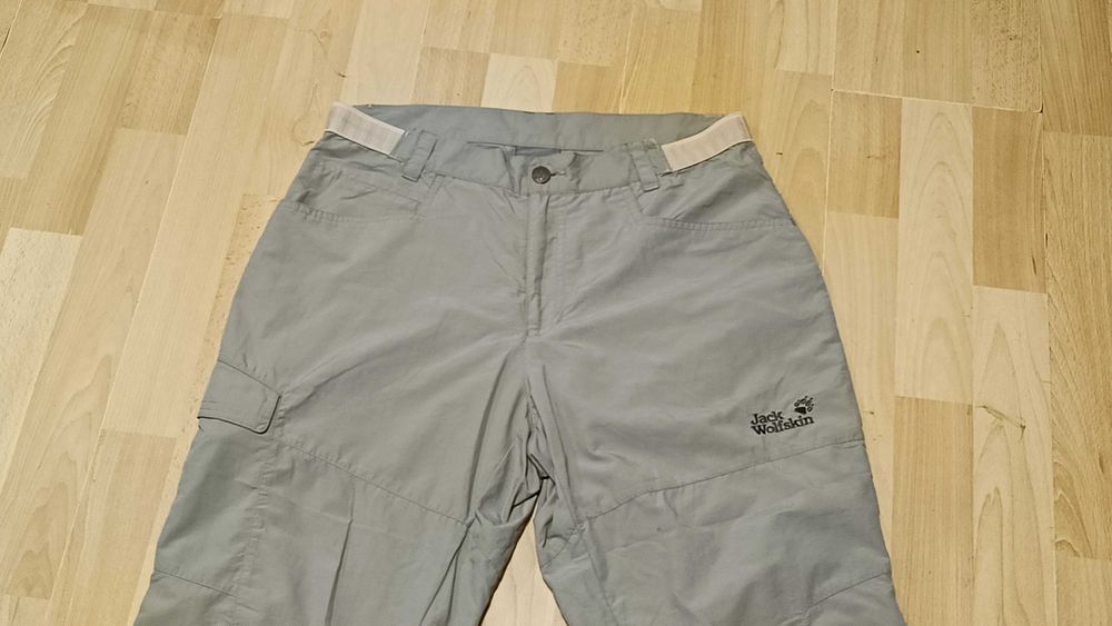 Męskie krótkie spodnie 3/4 JACK WOLFSKIN r.M(48) stan bardzo dobry