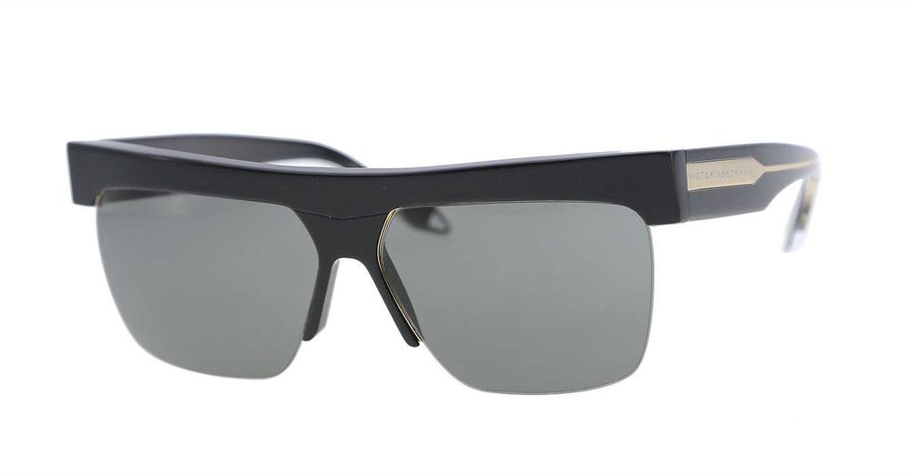 Damskie geometryczne  czarne okulary  VBS 93 C08 od Victoria Beckham!