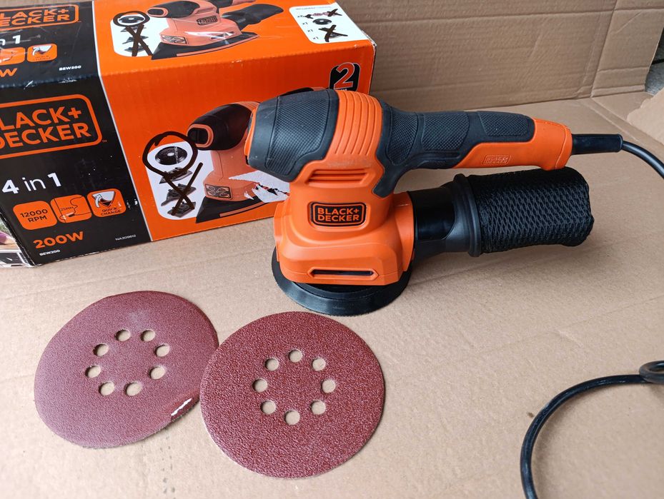 Szlifierka oscylacyjna mimośrodowa Black Decker BEW200