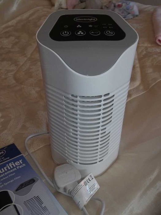 purificador de ar Silentnight com HEPA e filtros de carbono alergias