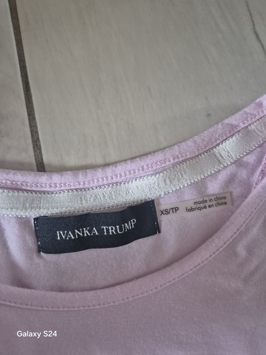 Bluzka bez rękawów xs 34 ivanka trump nowa różowa