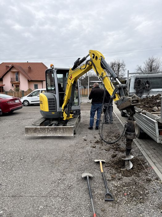 Prace ziemne, uslugi koparka, wykopy, drogi, podjazdy, drenaze