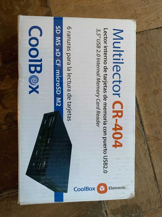 CoolBox CR-404 Internal Card Reader, Black64283908400002120