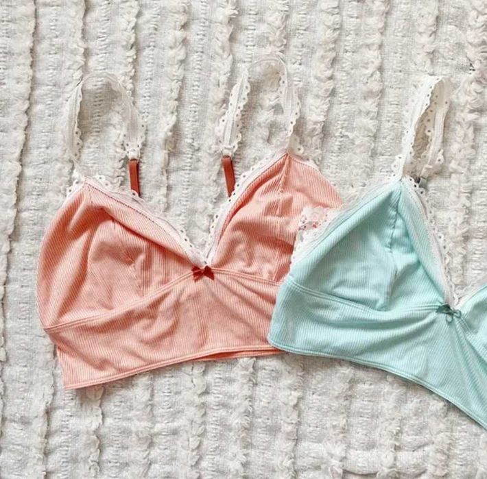 Victoria's Secret Ribbed Sleep Bralette ORYGINAŁ M