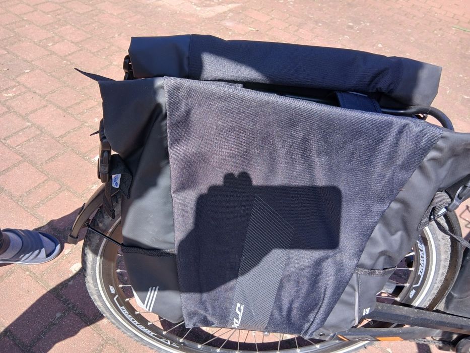 Nowa podwójna sakwa rowerowa xlc