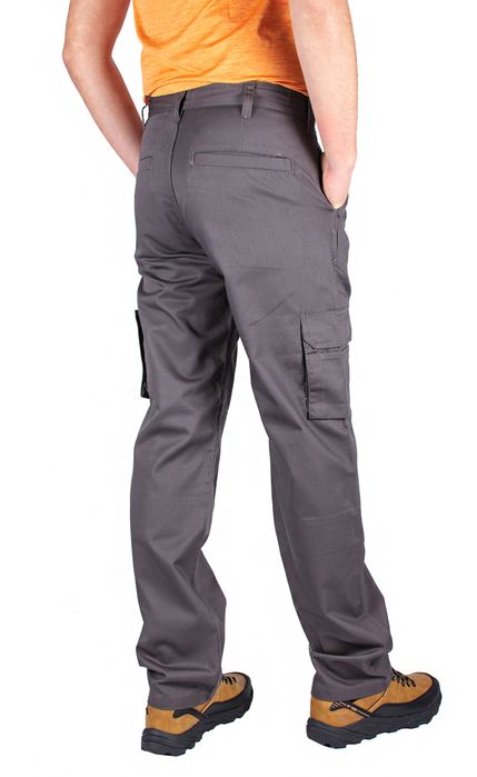 Spodnie Robocze Bhp Ochronne Z Kieszeniami W42 L34.