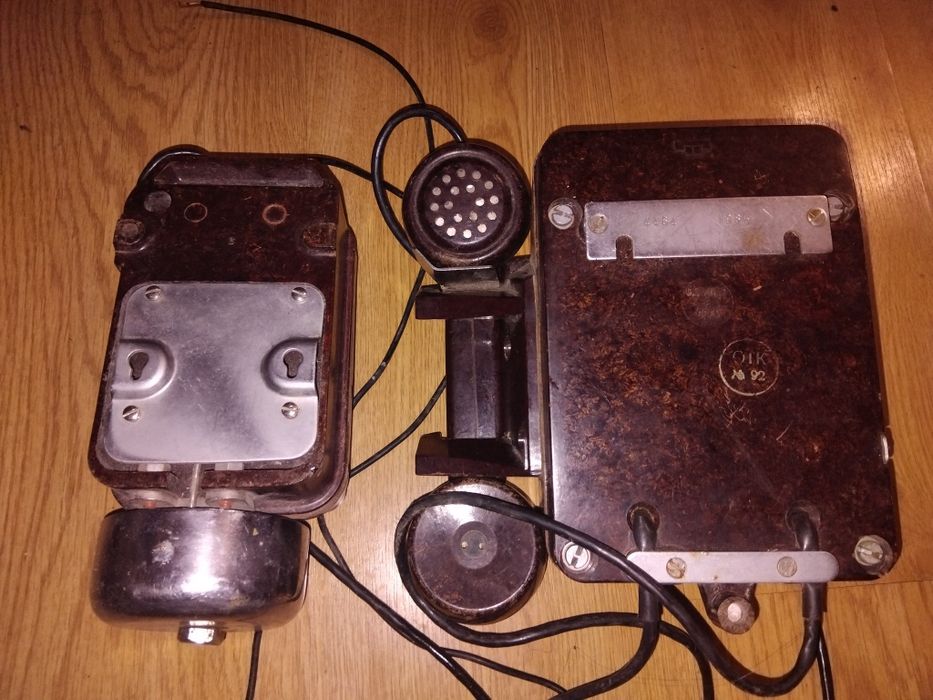 телефонний аппарат корабельний, шахтний, бакелит ссср