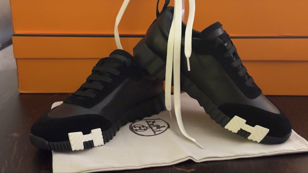 H.E.R.M.E.S Bouncing Sneakers 42 i 43, skóra, dostępne od ręki, Nowe