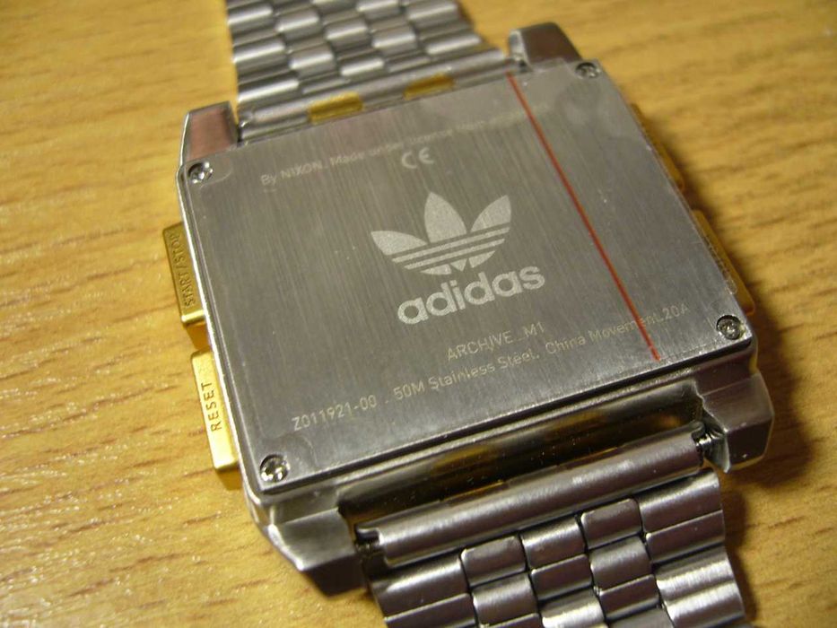 Zegarek elektroniczny adidas Archive M1 stainless steel