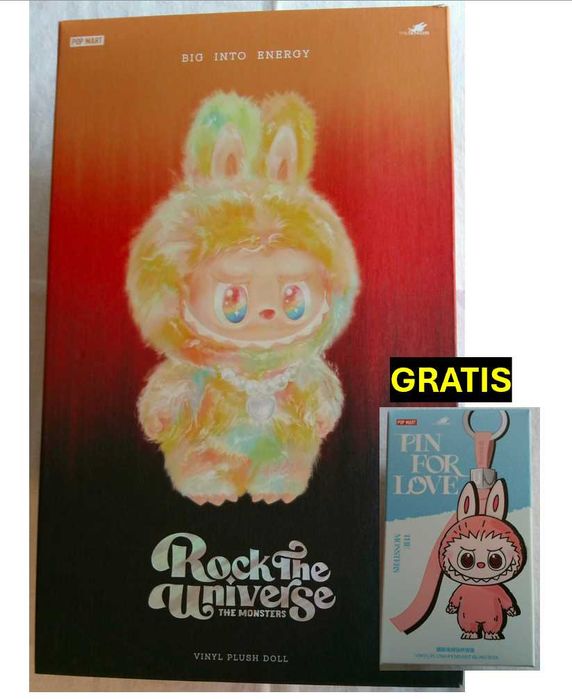 Labubu - Popmart Rock The Universe Big Into Energy – kolekcjonerski