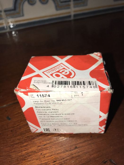 Rele piscas seat ibiza 6k1, 6k2