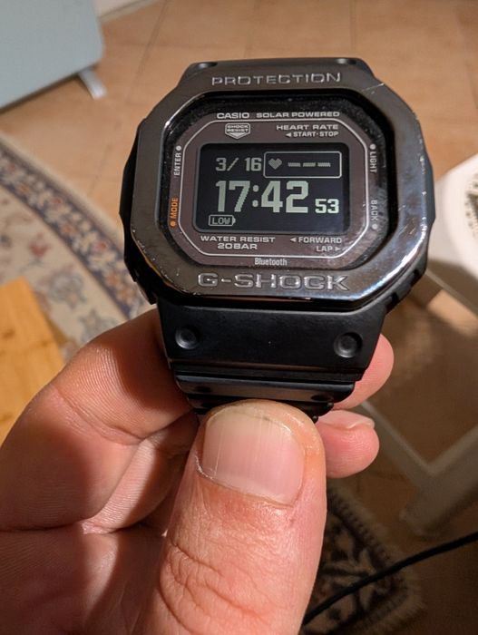 Casio G Shock DW-H5600 + Garmin Instinct
