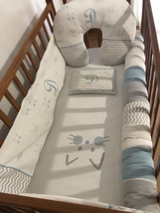 Conjunto para cama de grades