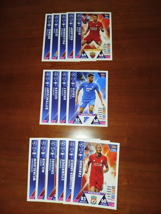 Cartas Champions league