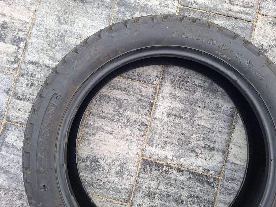 Oryginalny komplet opon 3.0-18, 110/90-16 Romet Soft Chopper 125 - przebieg 220 km