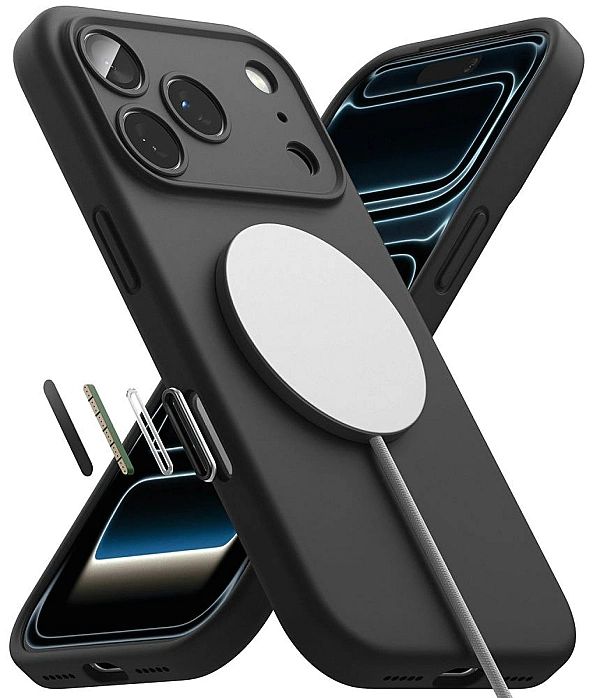 Ringke Silicone Magnetic Magsafe Iphone 18 Pro Max Black