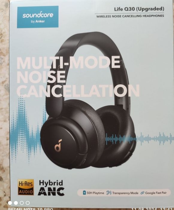 Anker Soundcore Life Q30 — мощный звук и шумодав! 60 часов работы!