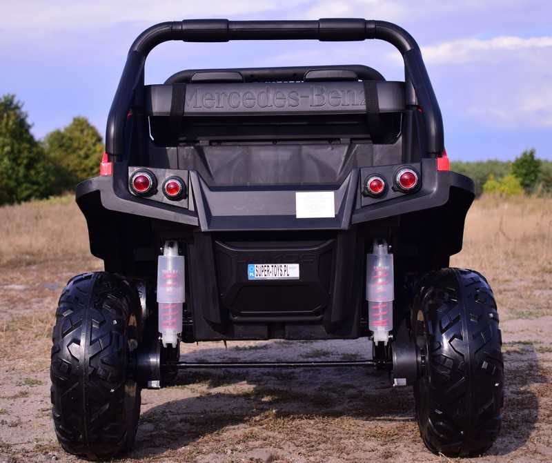 BUGGY JEEP 4x4 Auto samochód na akumulator MERCEDES UNIMOG dwuosobowy