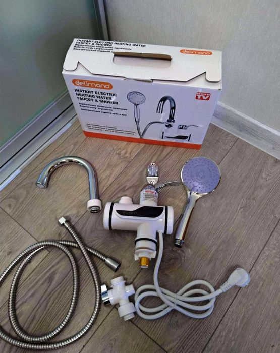 Кран-водонагреватель Delimano с душем — для дома и дачи