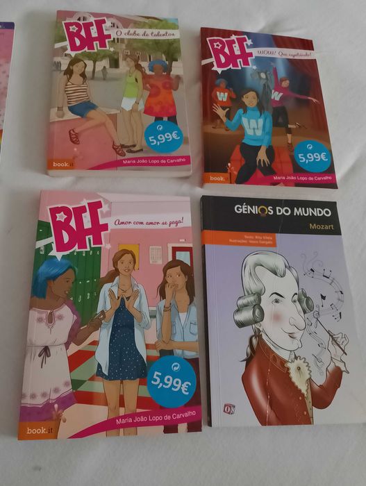 Coleção de livros infantis juvenis Fadazinha Aventura e BFF