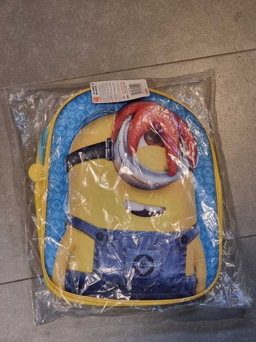 NOWY! Plecak szkolny Tornister Minionki 3D z długopisem.