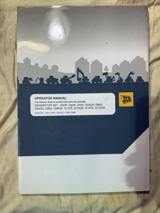 Instrukcja obsługi JCB seria G