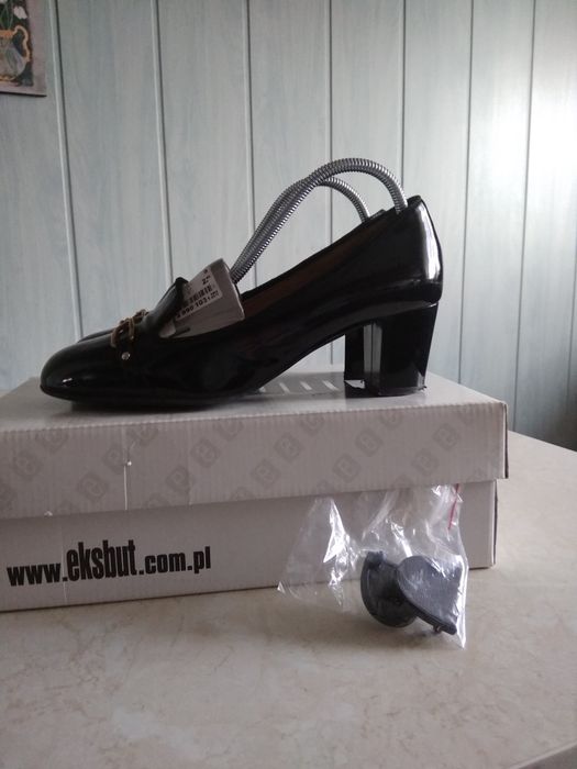 Pantofle damskie skórzane